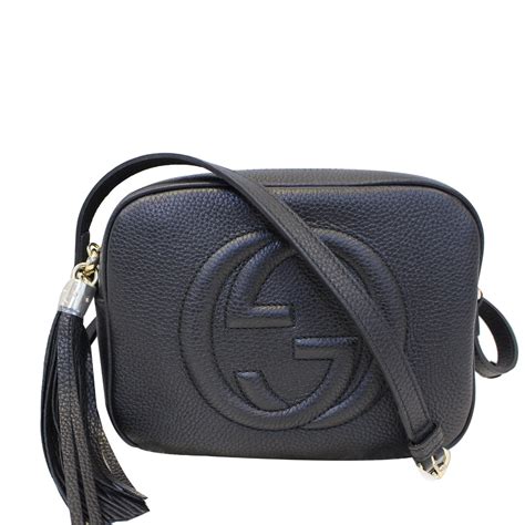 gray gucci leather bag|Gucci handbags black leather small.